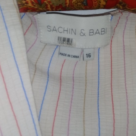 Sachin & Babi striped shirt - Picture 2 of 2